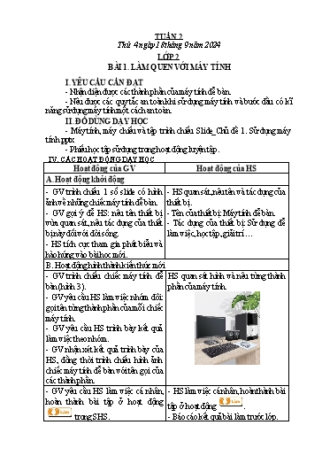 Kế hoạch bài dạy Tin Học 2+3+4+5 - Tuần 2, NH 2024-2025 (GV: Nguyễn Thị Ngọc Liễu)