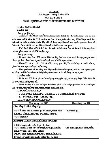 Kế hoạch bài dạy Tin Học 3+4+5 - Tuần 26, NH 2023-2024 (GV: Nguyễn Thị Ngọc Liễu)