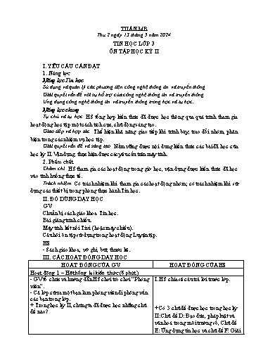 Kế hoạch bài dạy Tin Học 3+4+5 - Tuần 34B, NH 2023-2024 (GV: Nguyễn Thị Ngọc Liễu)